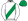 White Emerald Green Sash & Cap