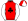 Red With Black Club White Sleeves Red & White Quartered Cap