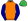 Orange Dark Blue Sleeves Green Four Leaf Clover On Cap