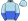 Royal Blue Light Blue Halves Halved Sleeves Light Blue Cap
