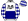White & Navy Halves Vic Husslers Logo White & Navy Diamonds Sleeves & Cap
