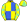 Yellow Royal Blue Quarters & Crest Yellow & Light Green Checked Sleeves Quartered Cap