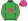 Green Pink Star & Stars Sleeves Pink Cap & Pom Pom