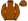 Brown White Epaulettes