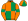 Orange Emerald Green Quarters Armbands Quartered Cap