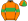 Orange Green Band & Armbands Quartered Cap