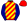 Red & Yellow Diagonal Stripes Dark Blue Sleeves