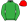 Green Pale Green Sleeves Red Cap