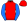 Red Blue Sleeves Red Cap
