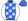 Royal Blue Light Blue Spots White Sleeves