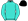 Turquoise Black Cap