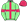 Light Green Cerise George Cross Armbands & Cap With Green Pom Pom