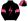 Black Pink Lighting Bolt Pink Armbands Pink & Black Quartered Cap