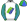 White Green & Royal Blue Waikato Stud Logo Striped Sleeves Quartered Cap