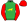 Green Yellow Horses Red Sleeves & Cap