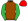 Brown Green Sleeves Red Cap