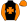 Black Orange Maltese Cross Sleeves & Cap