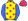 Yellow Cerise Stars Royal Blue Sleeves Cerise Cap