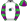 White Green & Purple Lucky Clover Thoroughbreds Logo Hooped Sleeves Quartered Cap