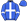 Royal Blue White Cross & Chevron Sleeves