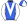 Royal Blue White Vee & Sleeves Quartered Cap