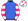 Royal Blue Baby Pink & White Hooped Sleeves White Cap Baby Pink Spots