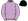 Lilac & White Halves Black Cap