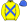 Yellow Royal Blue Crossed Sashes & Cap
