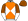 Orange & White Diabolo Brown & White Diagonal Half Sleeves Brown Cap
