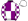 Purple White Quarters Checked Sleeves White Cap