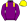 Purple Yellow Epaulettes & Cap