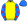 Yellow Blue Sleeves Red Stars Blue Cap