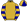 Gold Dark Blue Hooped Sleeves Quartered Cap