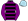 Purple Black Hoops Light Blue Cap