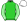 Lime Green White Striped Sleeves White Cap