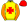 Yellow Red Maltese Cross Striped Sleeves Red Cap