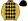 Gold Black Diamond Check & Cap