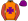 Orange Purple Maltese Cross Striped Sleeves Purple Cap