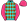 Turquoise Brown Diamonds Pink Sleeves & Cap