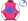 Pink Royal Blue Maltese Cross White Diabolo Sleeves White Cap Royal Blue Maltese Cross