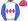 White Pink & Royal Blue Diamond Band Pink & Royal Blue Diamond Band On Sleeves Pink Cap