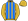 Gold Blue Stripes Gold Cap
