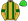 Gold Dark Green Braces & Armbands Lime Green Cap