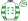 White Green Mice Hooped Sleeves & Cap