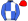 Royal Blue White Quarters Red Cap