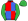 Red Royal Blue Quarters Green Sleeves & Cap