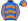 Blue Orange Chevrons Striped Sleeves Quartered Cap