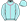Pale Blue With Cerise Seams