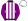Purple & White Stripes White Cap